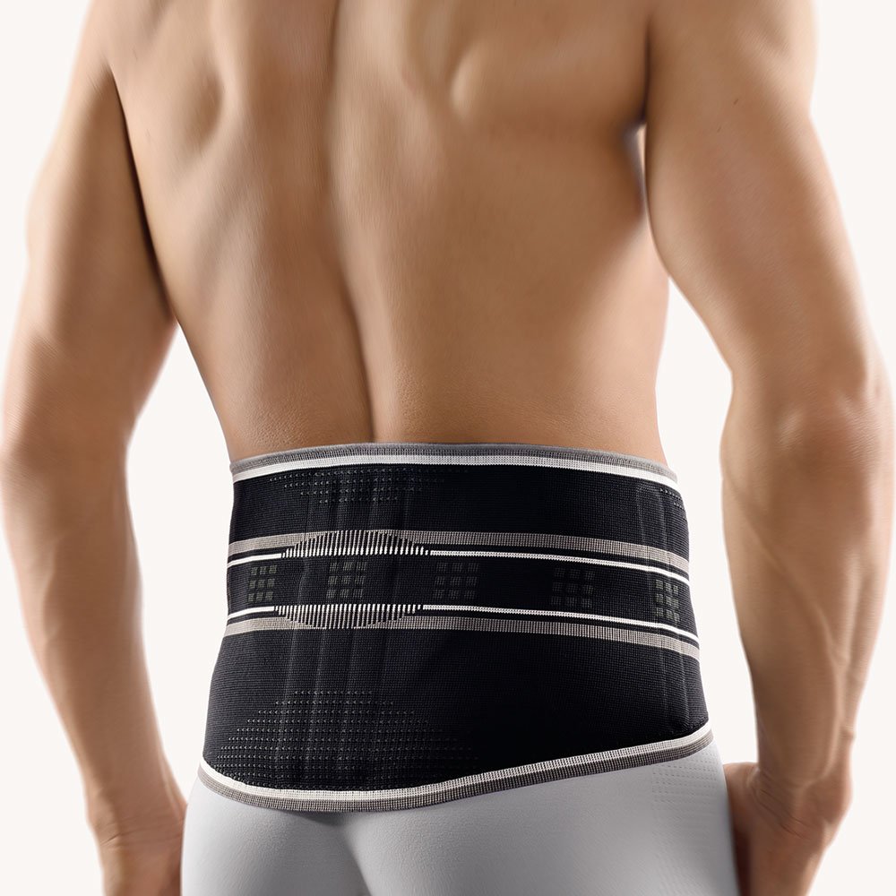 Bort StabiloBasic Rückenbandage mit Pelotte 4 schwarz