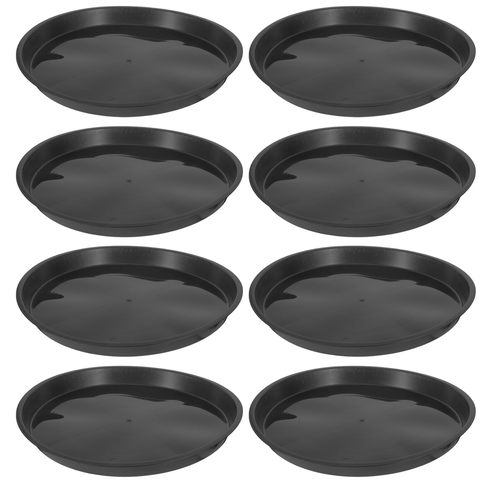 DRESSOOS 8pcs Round Stepping Stone Mold - 10.6'' Inner Reusable Concrete Paver Molds for Outdoor Yard Garden Landscaping Walkways - DIY Pathway Cement Mould