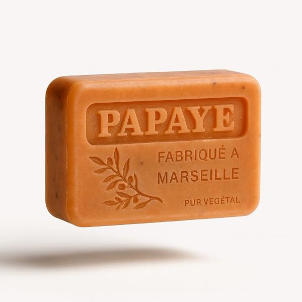 Soaps of Provence Made in Marseille - Multi Scents - Enriched with Organic Shea Butter (Pineapple) - 5