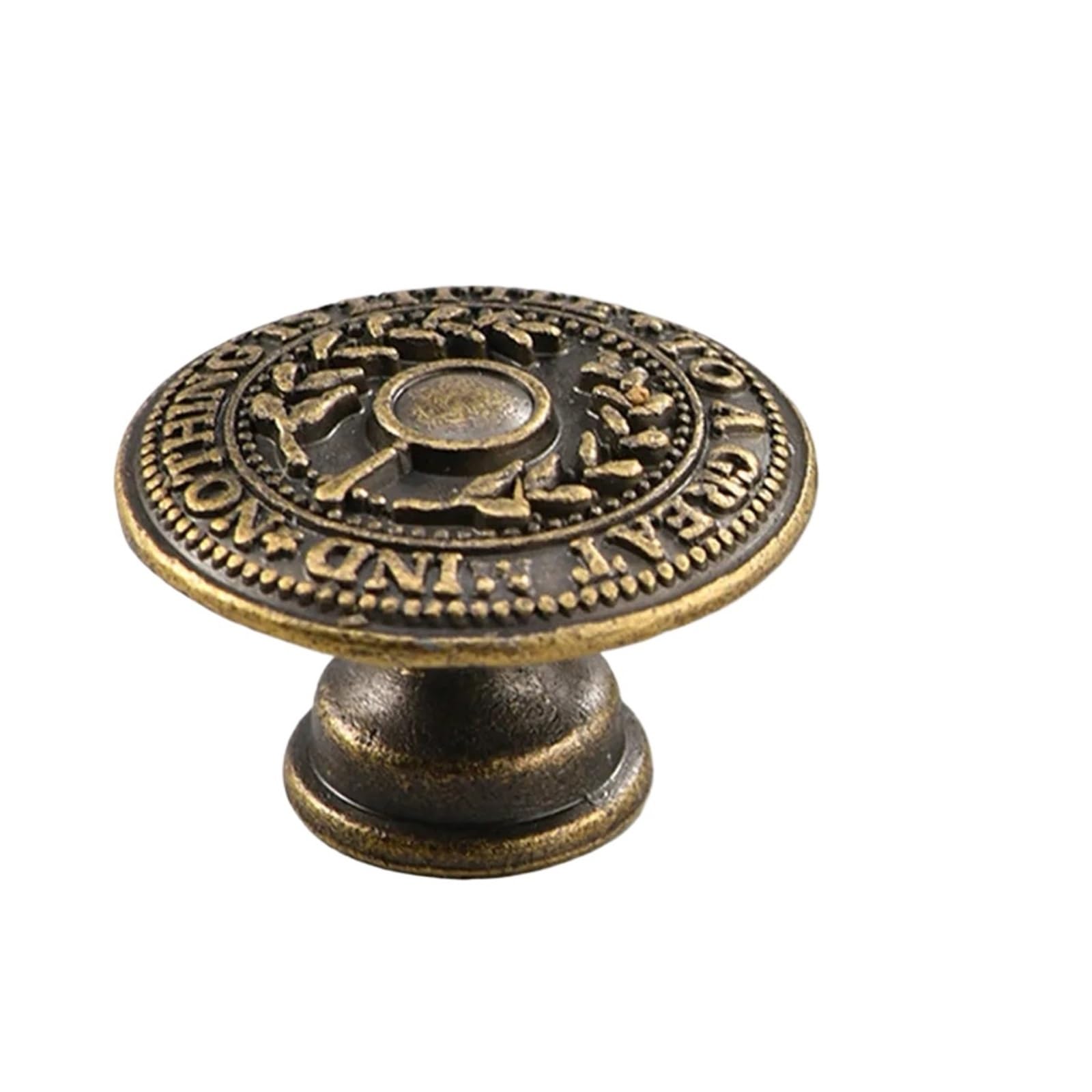 HUWOYG 10Pcs Vintage Retro Metal Cabinet Knobs for Cupboards