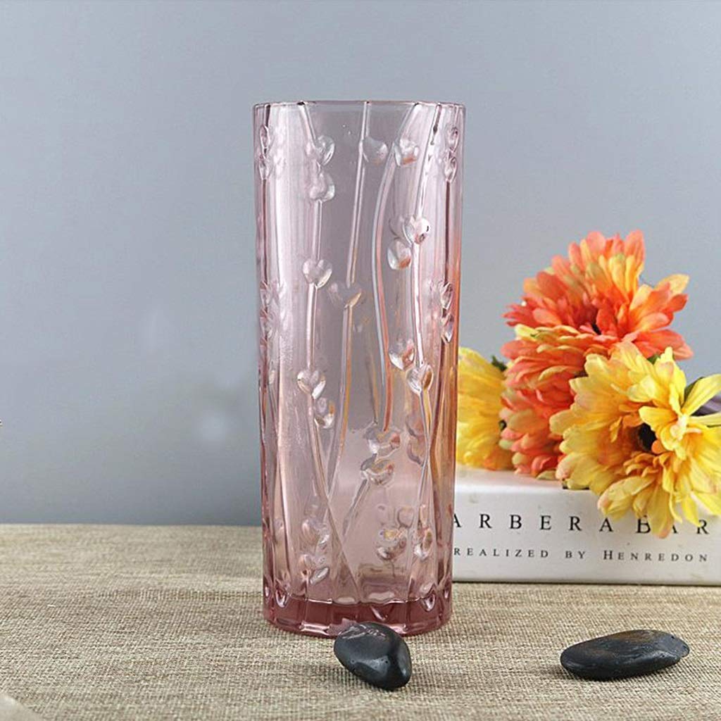 Vase en verre robuste stable anti basculement pour bouquet de fleurs