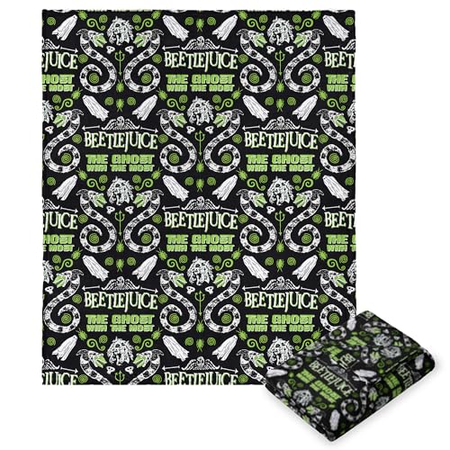 Northwest Beetlejuice Silk Touch Throw Blanket 50 x 70 Most Ghost