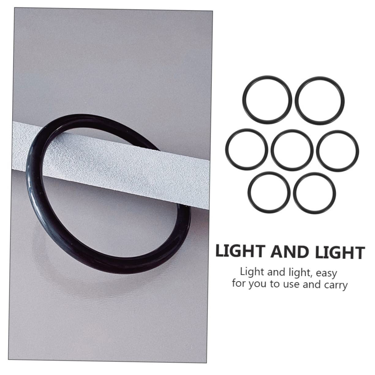 TOYANDONA 7pcs Music Bowl Washer Singing Bowl Silicon O- Ring Singing Bowls Standing Ring Bowl Gasket Sound Bowl Cushion Meditation o Ring Sing Bowl Accessory Crystal Speakers Rubber - Image 3