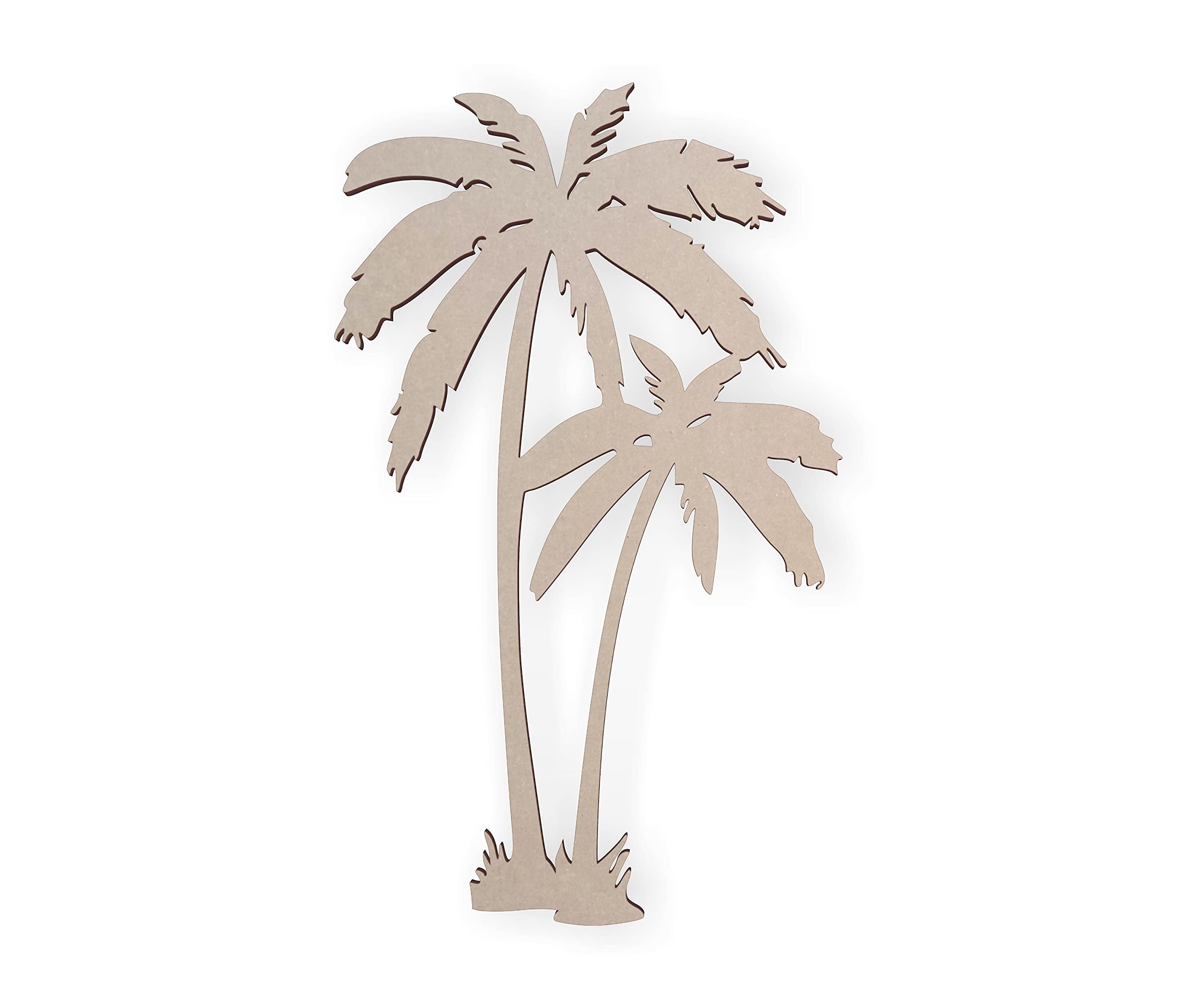 Amazon.com: Jess and Jessica Wooden Shape Palm Tree Wall Art 12