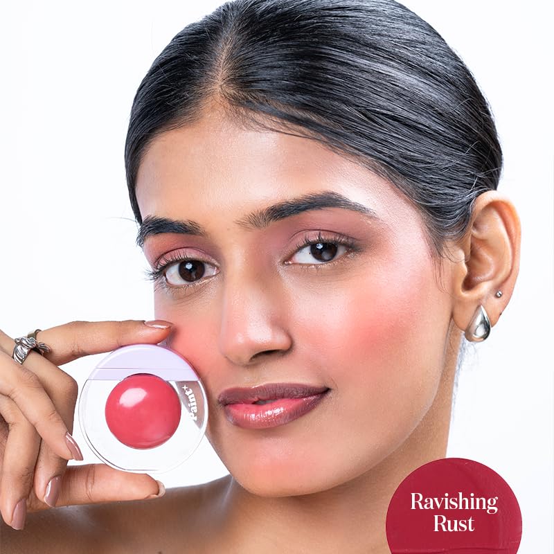 Gush Serum Infused Vegan Liquid Blush | Dewy & Radiant Finish | Ultra-Pigmented Formula | Easy To Blend & Long Lasting | Ravishing Rust | Brick Rose 15g - Image 2