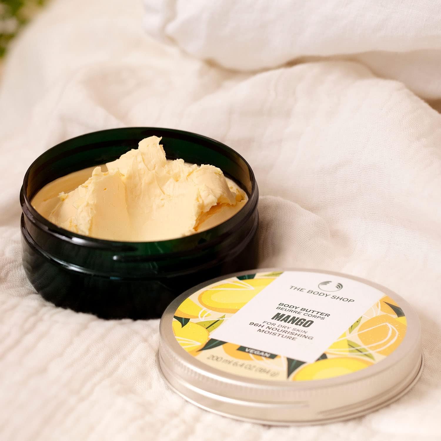 The Body Shop Mango Body Butter unisex, Mango Körperbutter 200 ml, 1er Pack (1 x 200 ml)