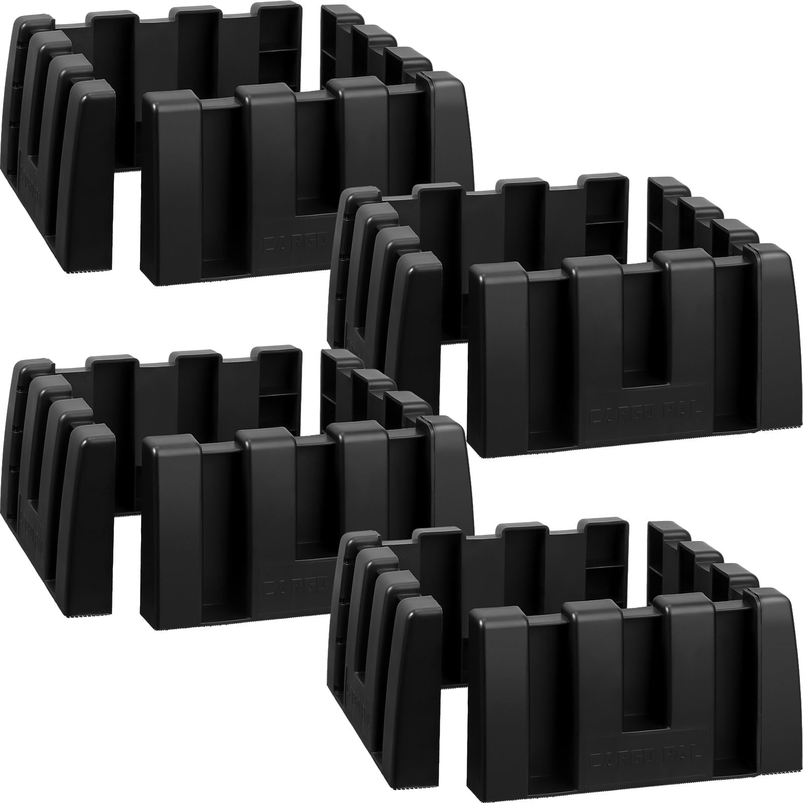 6 Sets Car Trunk Organizer Blocks for Back of SUV Multipurpose Car Storage Organizer Blocks Trunk Divider Available to Wool Carpet for Truck SUV Van Cargo