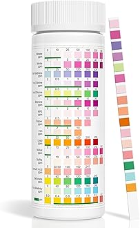Water Testing Kits for Drinking Water: 125 Strips 16 in 1 Well and Drinking Water Test Kit, TESPERT Water Test Strips with Hardness, pH, Lead, Iron, Copper, Chlorine, and More