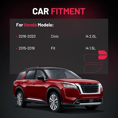 Vista 152 de BDFHYK Paquete de bobinas de encendido y bujías de iridio compatibles con Acura RSX Honda Accord Civic CR-V Element repuesto para UF583 UF311