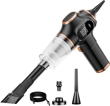 Handheld Car Vacuum Cleaner 290000Pa Powerful 2 in 1 Small Car Vacuum Cleaner Car Detail Vacuum Cleaner
