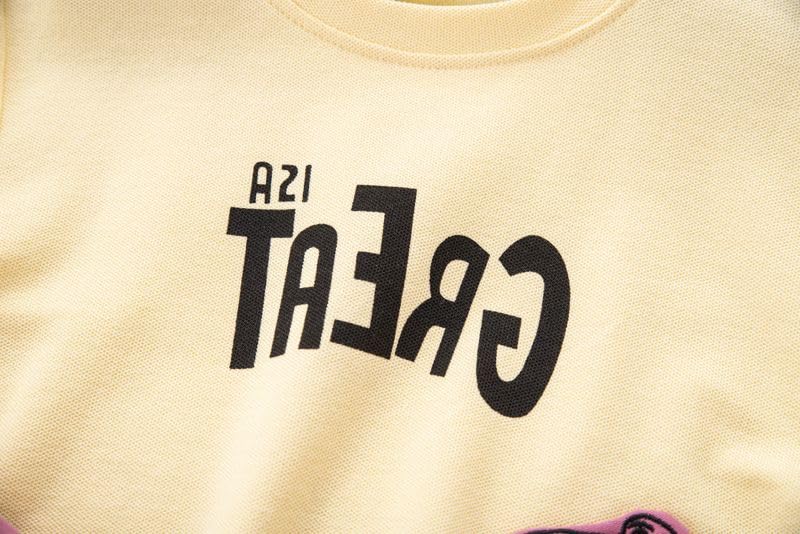 Image of Baby boys summer cartoon decorative fashion 2pcs letter printed clothing suit for boys girls