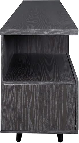 Miniatura 9 de Soporte de TV moderno Mid-Century para televisores de hasta 85 pulgadas, mesa consola central de entretenimiento multimedia con 4 estantes abiertos,