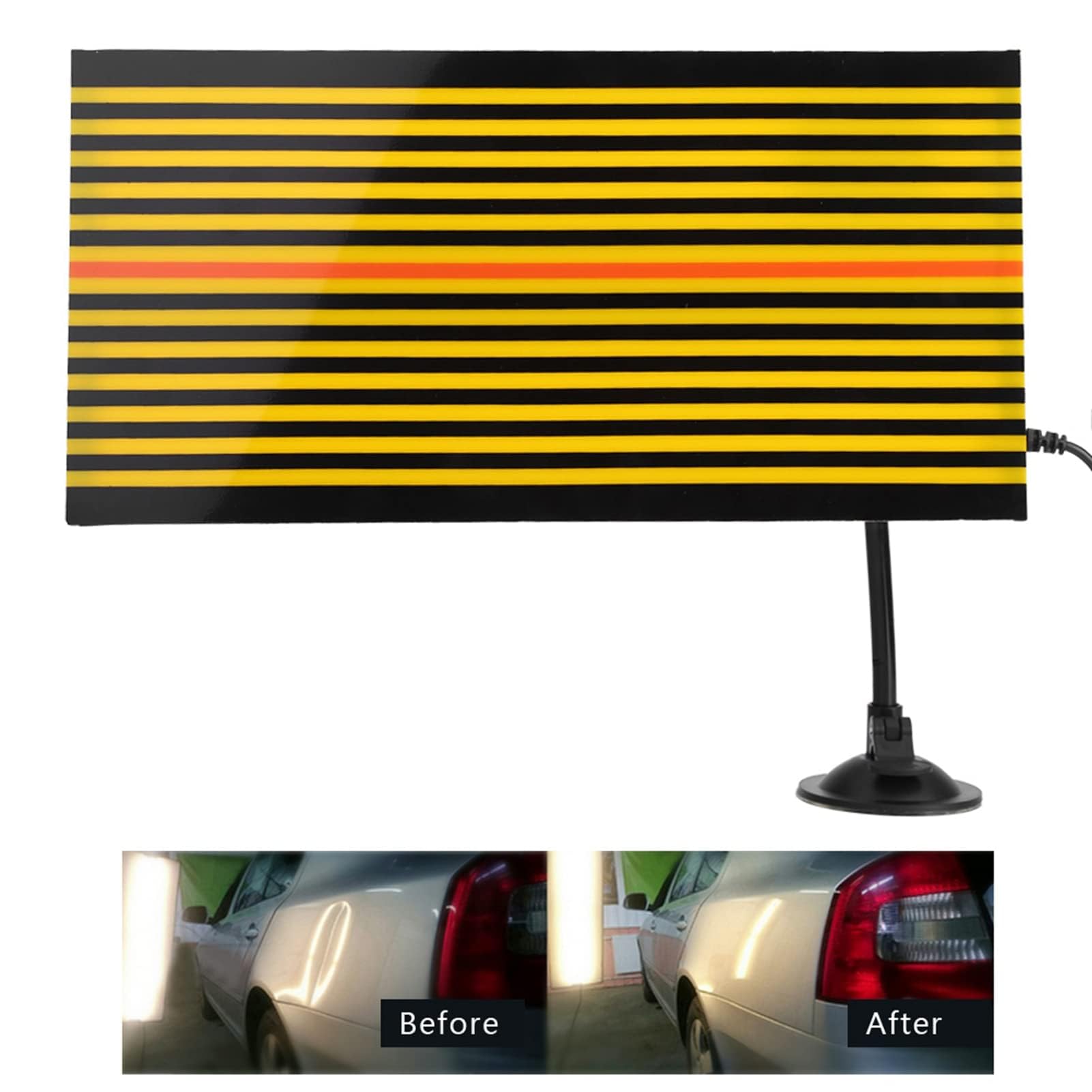 Placa LED Reflectora para Reparación de Abolladuras, Herramienta de Eliminación de Abolladuras sin Pintura con Luz LED