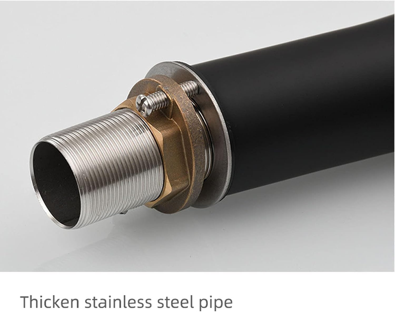 Kitchen Sink Faucet Solid Brass Single Hole Kitchen Faucet 360 Degree Swivel High Arch Kitchen Single Handle Hot and Clod Water Kitchen Mixer Tap,Black(Gun Gray)