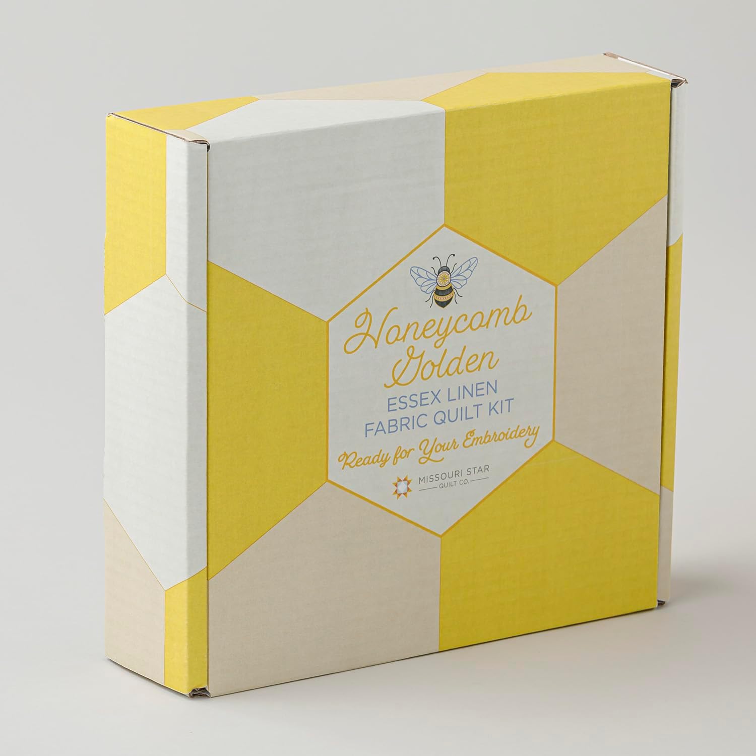 Honeycomb Golden Fabric Quilt Kit