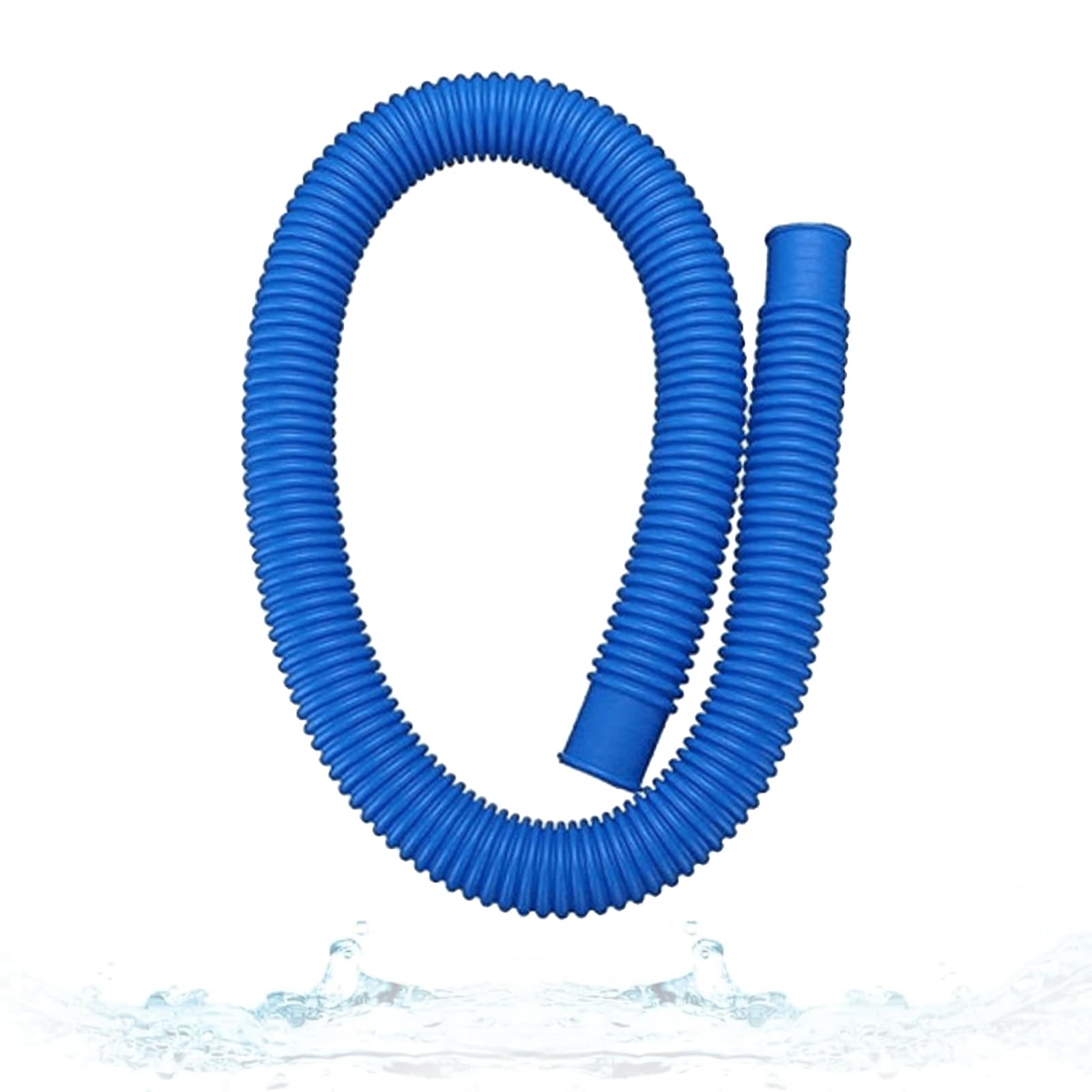 Photo 1 of 1.5” Above Ground Pool Hose Replacement – Pool Pump Hose, Compatible with Intex, Coleman & Summer Waves Filters (1 PACK Blue)