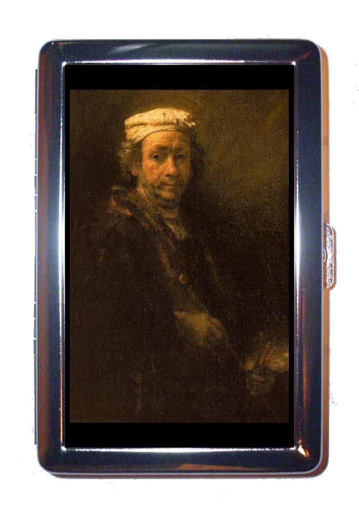 Amazon.com: Rembrandt Van Rijn Artist Self Portrait Stainless Steel ID or  Cigarettes Case (King Size or 100mm) : Clothing, Shoes & Jewelry