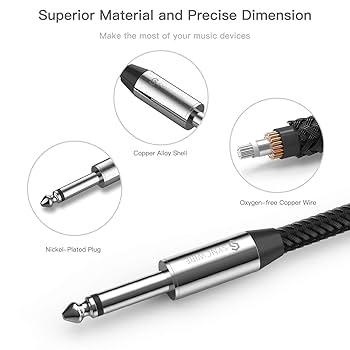 Amazon | Syncwire 3m ギターシールド ギターケーブル 【保証付