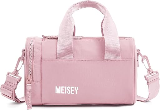 Small Gym Bag Bag With Wet Compartment And Coin Purse Duffel Bags Dance Yoga Workout Bag,Mini Gym Bag For Women Small Gym Bag - Pink
