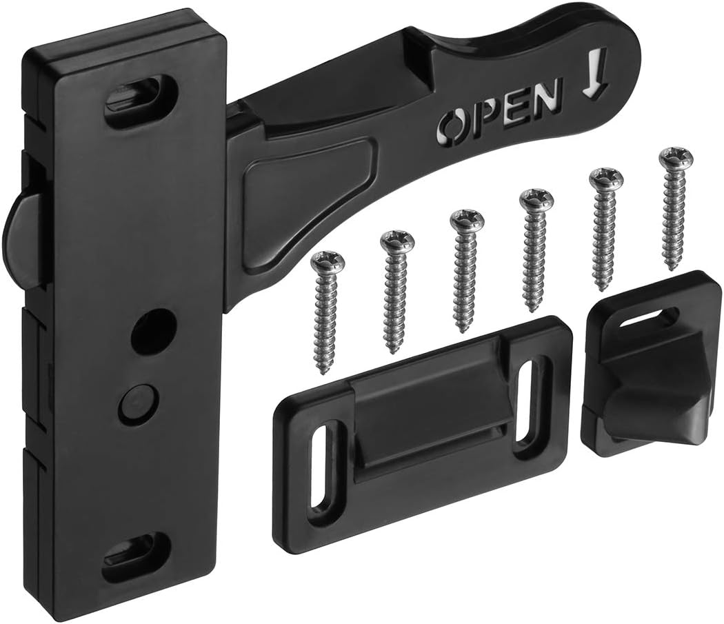 Miady RV Screen Door Latch Right Hand Handle Kit for RVs, Trailer, Camper, Motor Home, Cargo Trailer