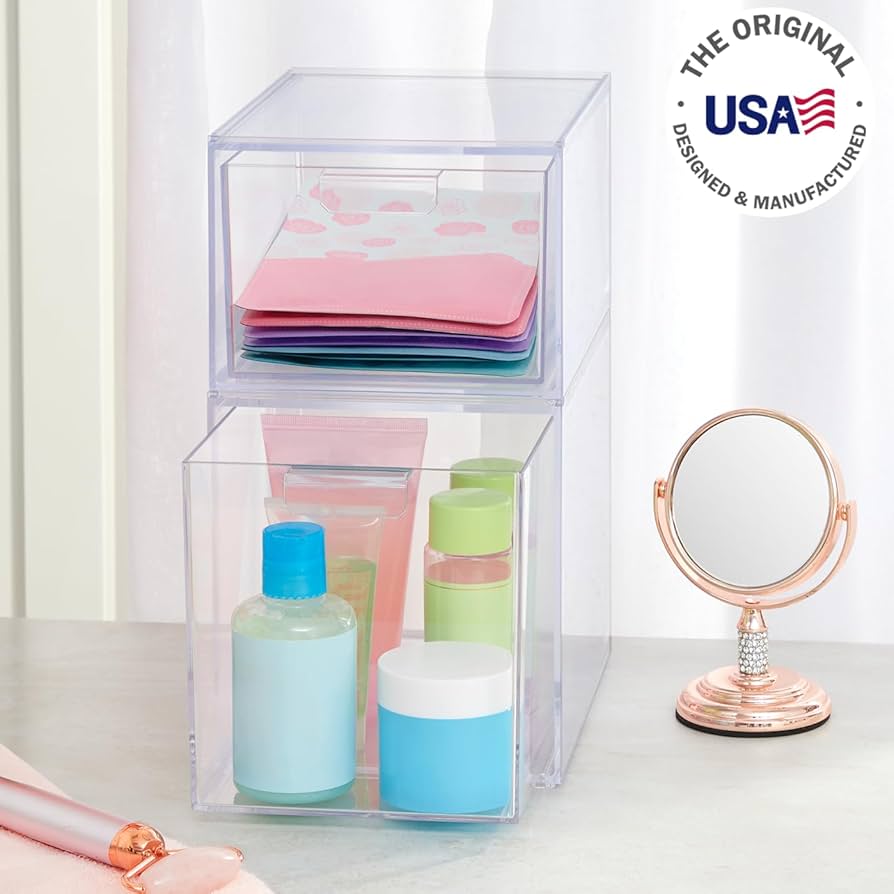 Amazon.com: STORi Audrey Stackable Clear Bin Plastic
