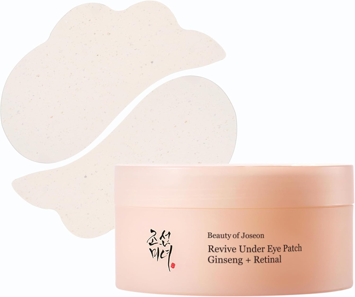 Beauty of Joseon Revive Under Eye Patch Retinal Ginseng for Puffy Under Eye Bag Masks Collagen Peptide Korean Skincare for Women and Men, 60 Sheets 30 Pairs