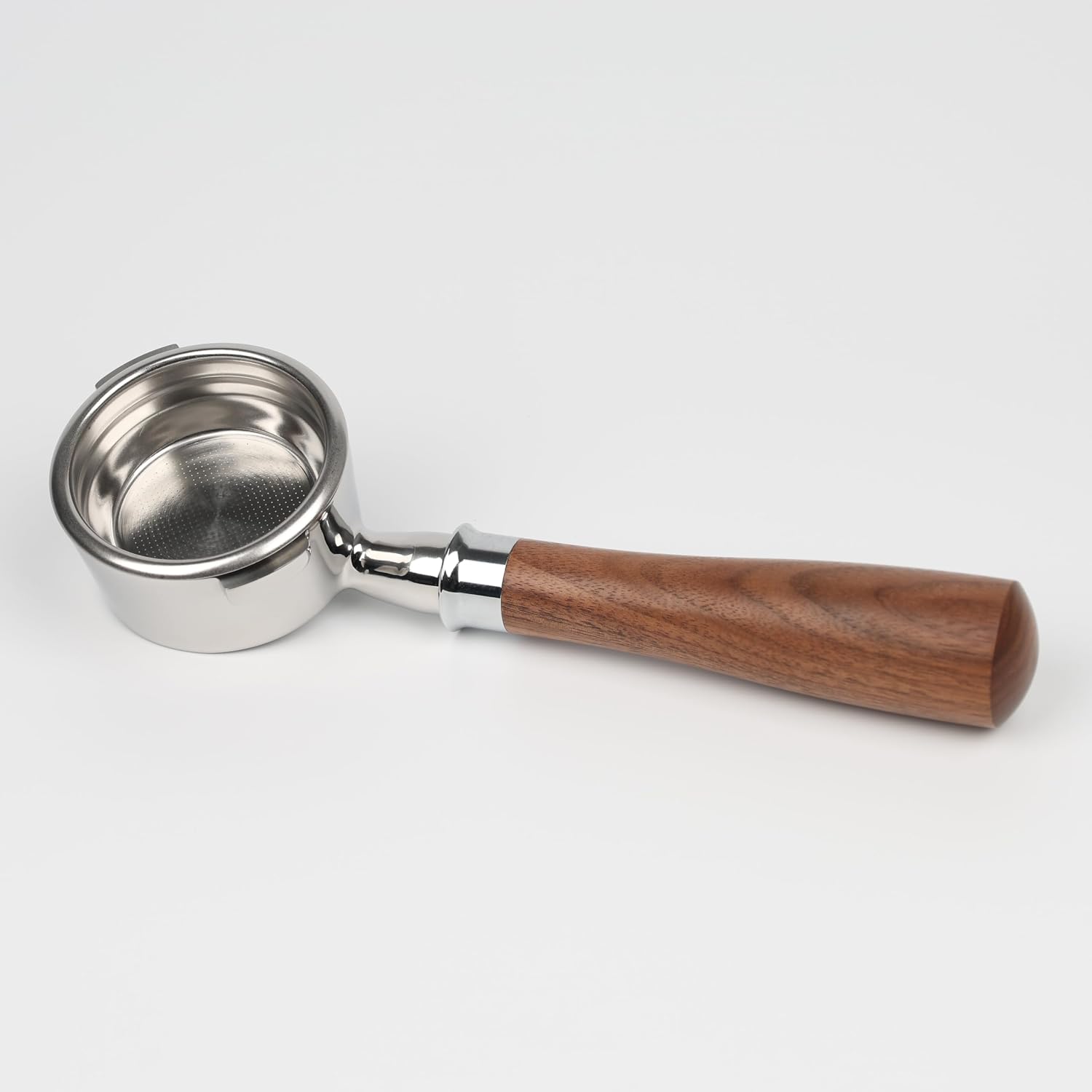 CAPFEI Bottomless Portafilter 58mm Compatible For Gaggia Classic/Classic Pro | Walnut Handle