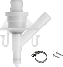 Upgraded RV Water Valve Replacement Kit for Pedal-Flush Toilets, Compatible with Sealand Dometic 300, 301, 310, 311, 320, 321 (385311641) - Hardware Included, 2024 Model
