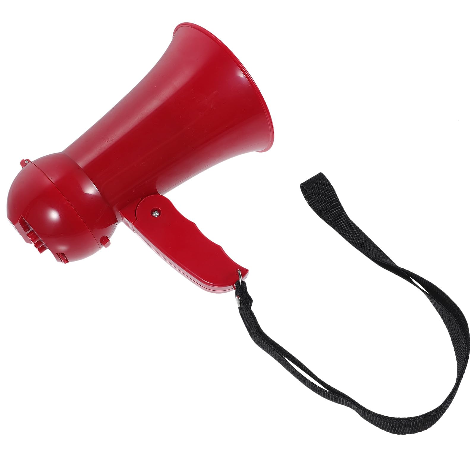 UKCOCO Megáfono Portátil Mini Rojo con Grabación y Control de Volumen Altavoz para Eventos Deportivos y Juegos Ligero y Ergonómico con Correa de Mano Adecuado para Entrenadores y