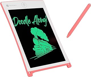 Portronics Ruffpad 8.5 LCD Writing Pad with 8.5 Inches Screen, Stylus Pen, Erase Button (Pink) Price In India