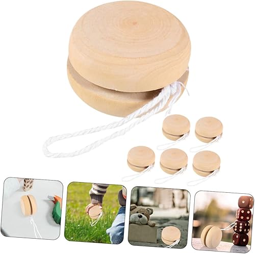 Miniatura 7 de FELTECHELECTR 6 unids DIY Graffiti Juguetes DIY Yoyo Estudiantes Yoyo Graffiti Bolas Yoyo Yoyo Niños Juguete Chino Yoyo Yo-yo Juguetes Mini Yoyo