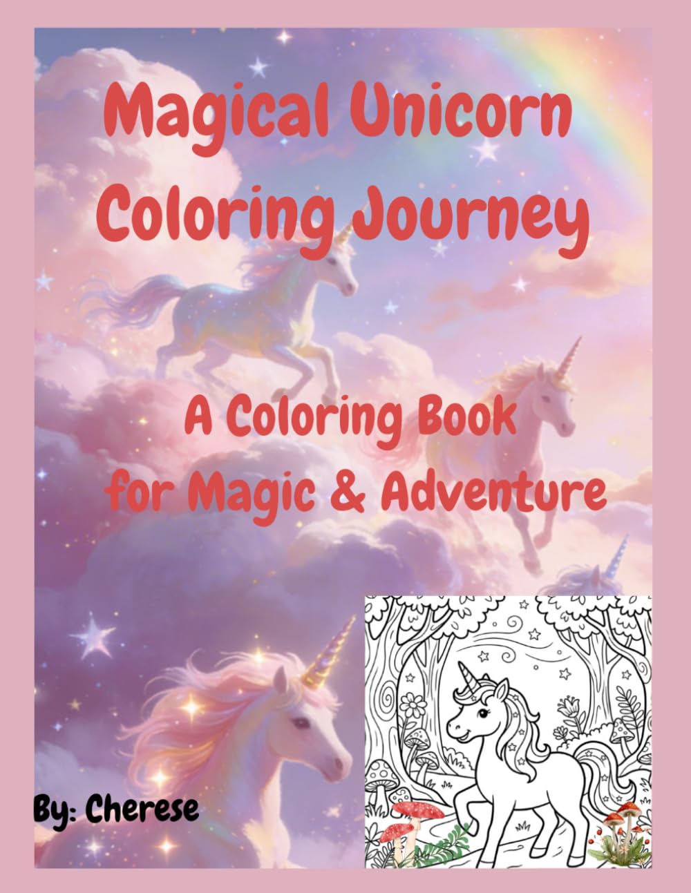 Magical Unicorn Coloring Journey: A Coloring Book for Magic & Adventure