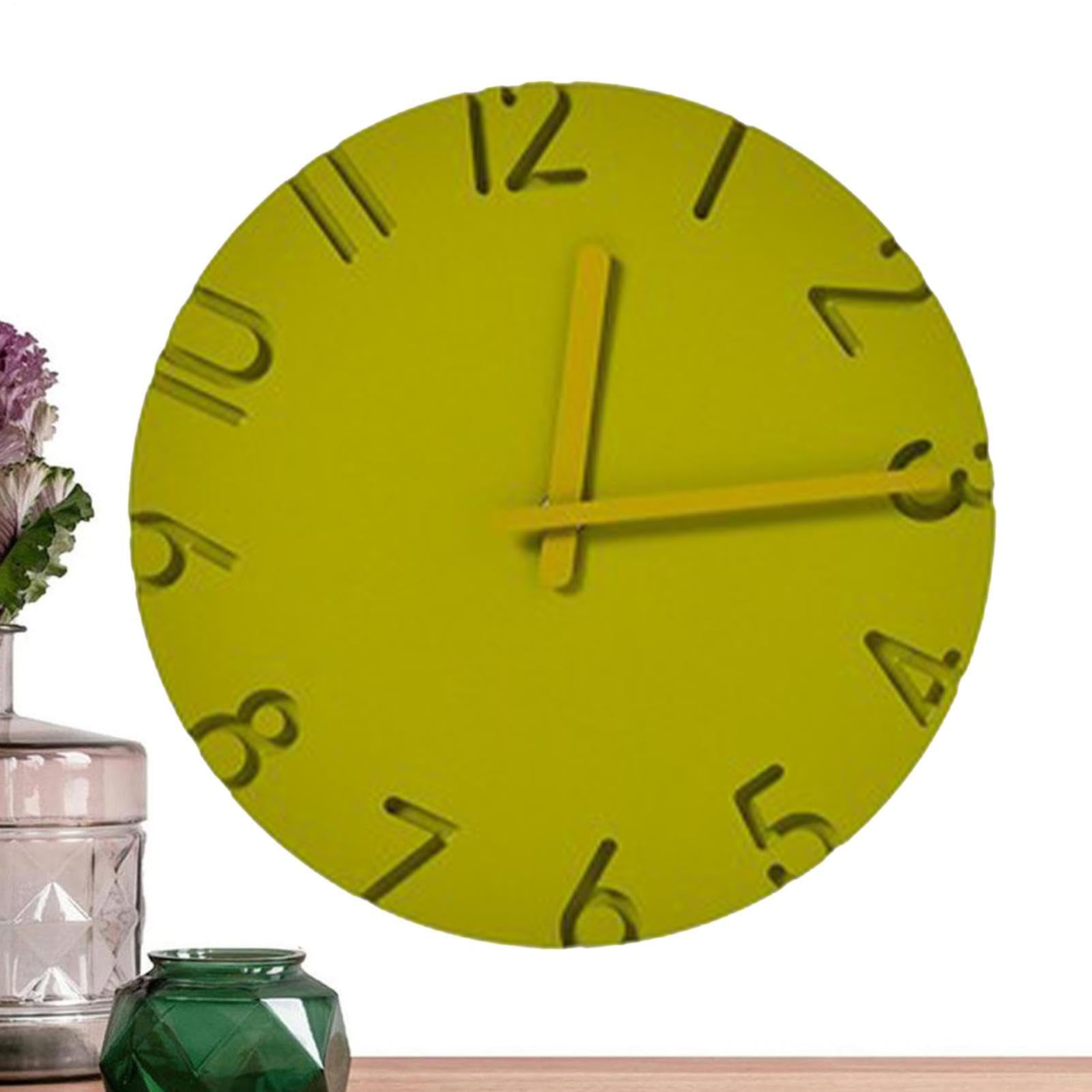 Horloge murale 30 cm style ciment pour créer un cocon chaleureux