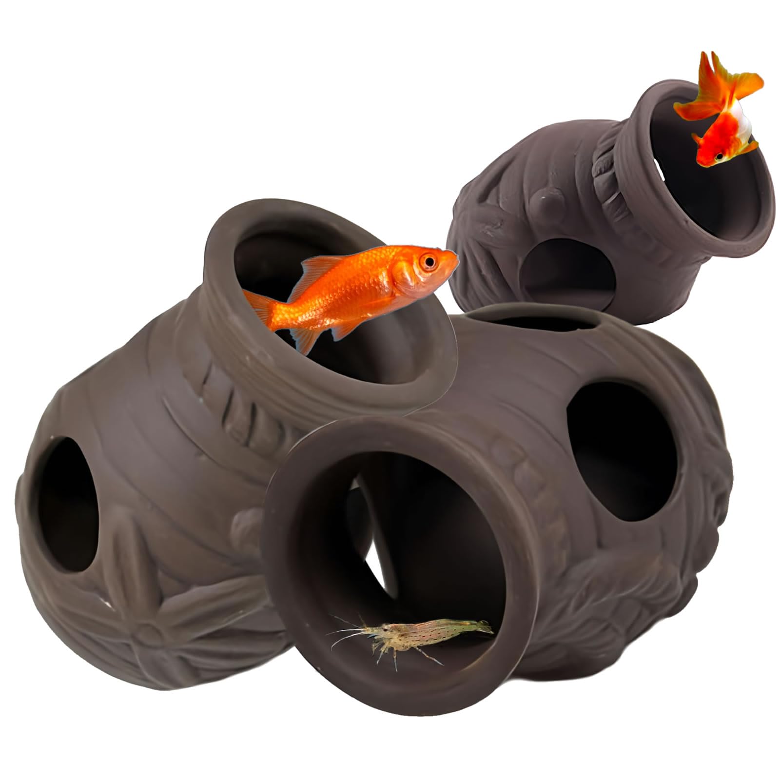 Amazon.co.jp: Archnote アクアリウム 水槽 オブジェ タコツボ 隠れ家