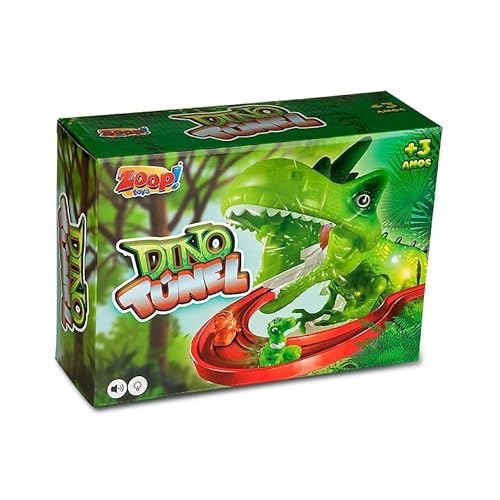 Pista Divertida Dino Túnel ZP00743, Zoop Toys, Multicor