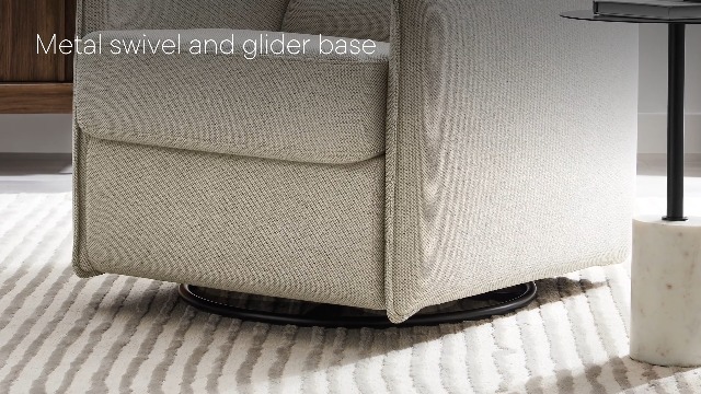Sillón Plegable Tela Beige miniatura 7