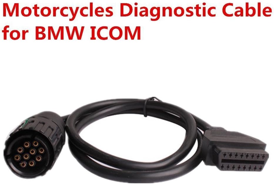 OBD2 Diagnostic Cable For BMW ICOM D Module Cable 10pin OBD adapter for BMW Motorcycles Diagnostic Cable Tools work with BMW ICOM or BMW ICOM A2 A3