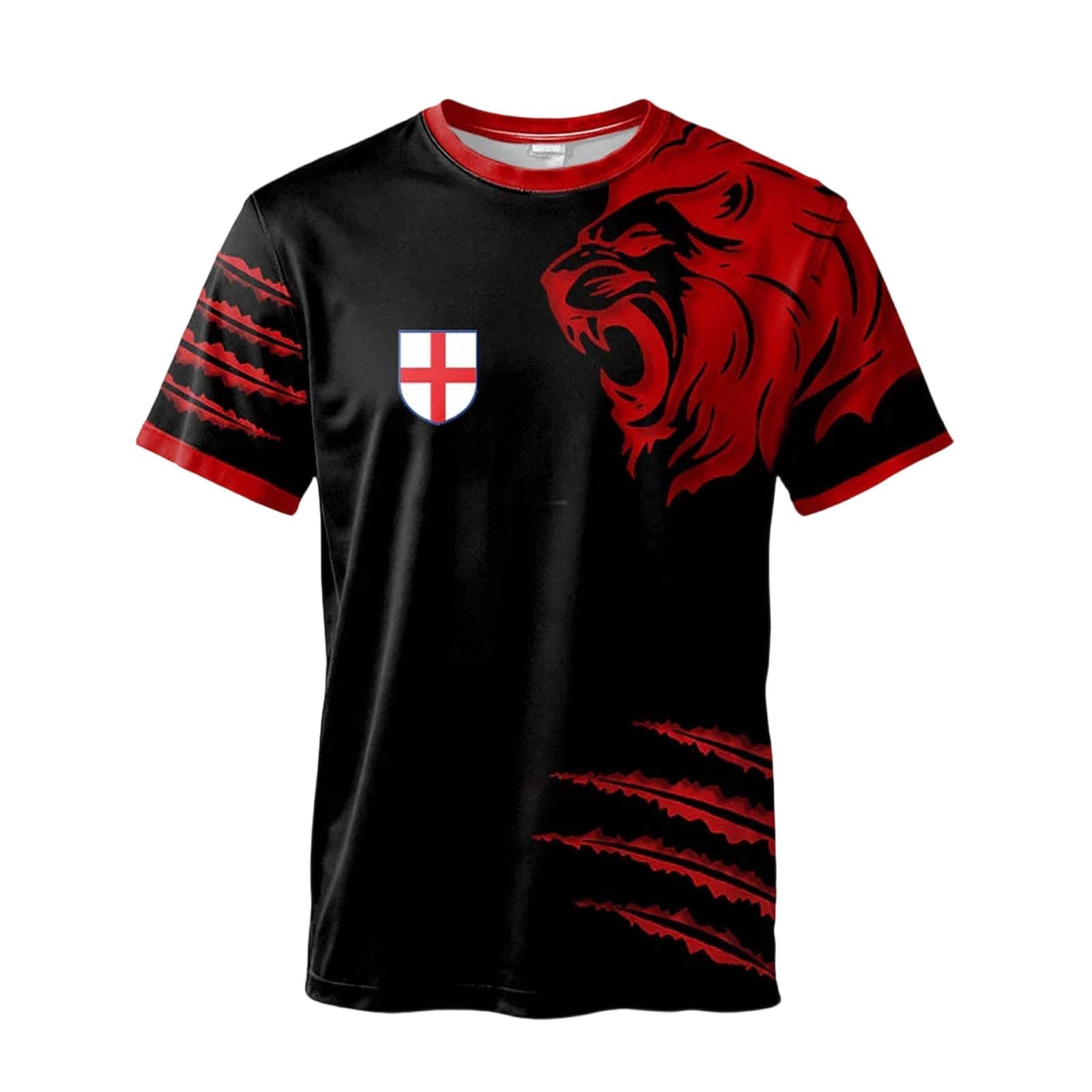 WDCHAOYUE Mens Scotland Flag Soccer T-Shirt Football 2026 World Cup Scotland Short Sleeve Crewneck Shirt for Football Fans Supporters