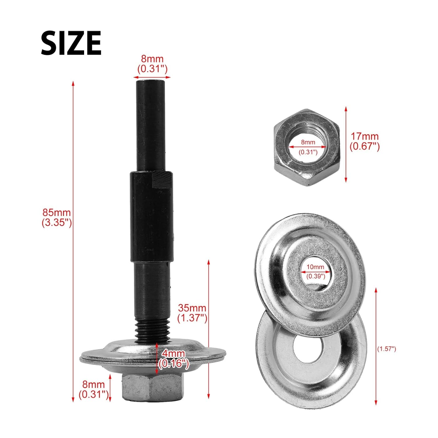 1PC 3Inch/75mm Grinding Stone Polishing Wheel Metal Grinding Polishing Pad Buffing Wheels for Bench Grinder Metal Working(White)
