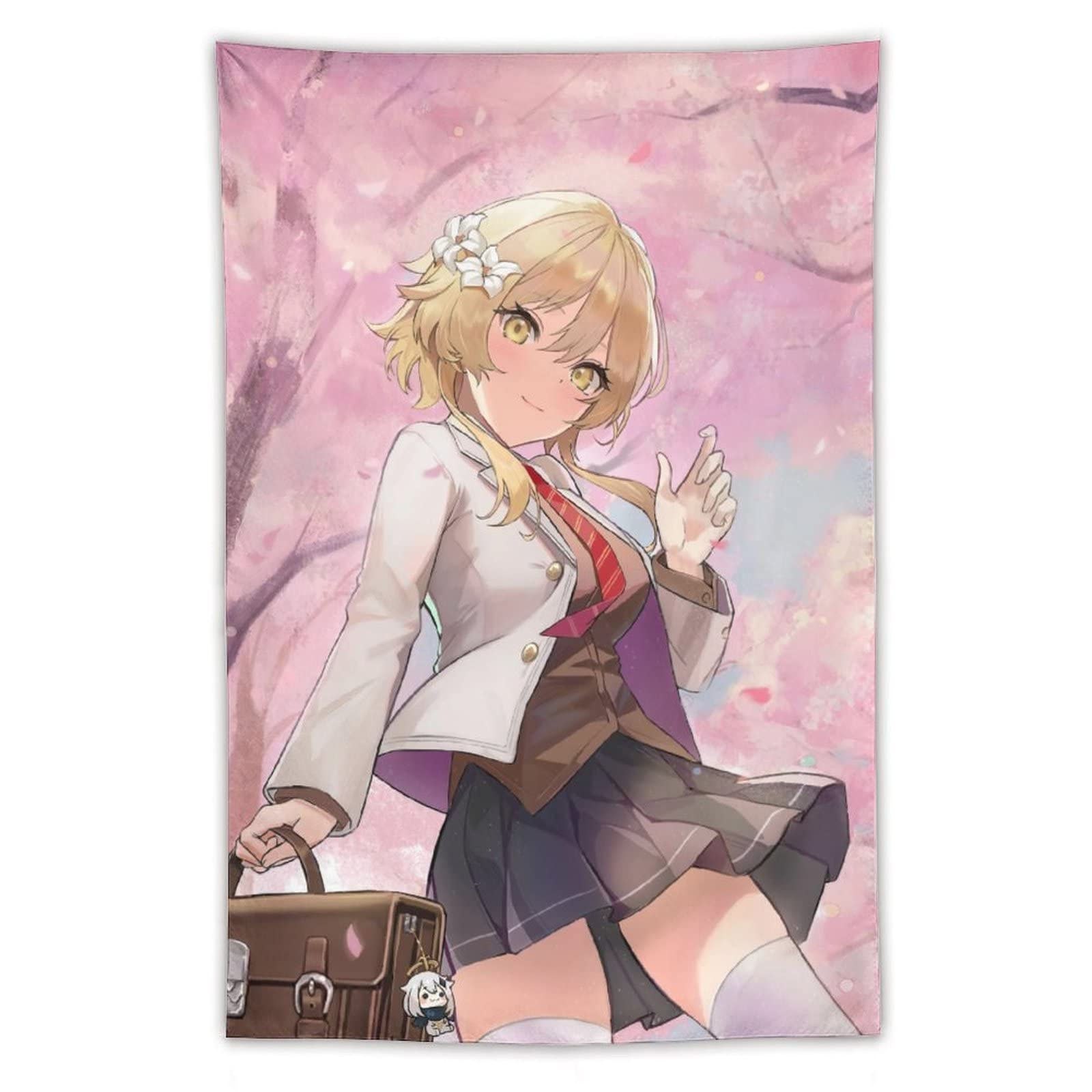 Amazon.co.jp: 原神【学生時代の蛍】タペストリー 大判 壁掛け