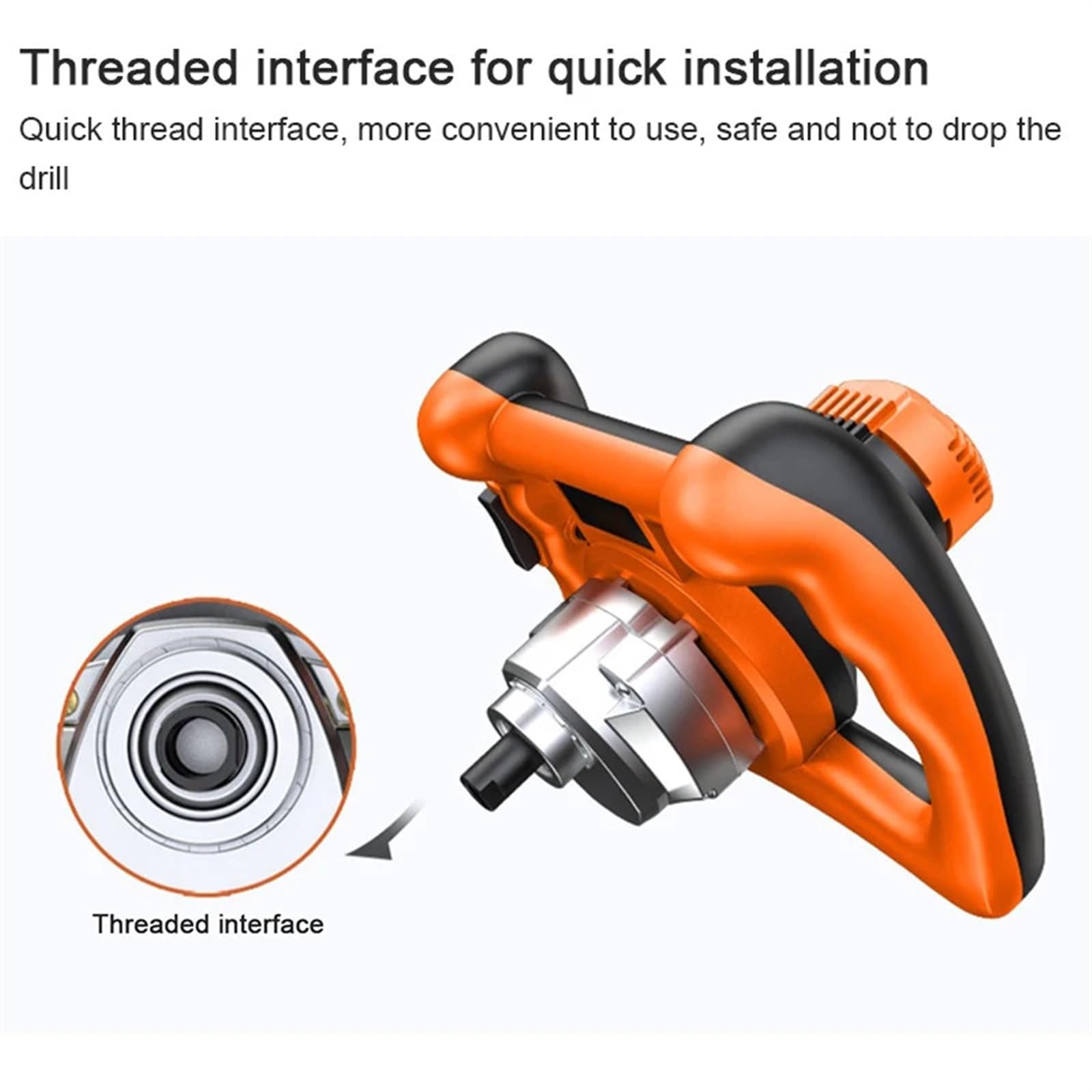 Mezclador de grado de 6 velocidades de velocidad ajustable de 3000 W Mezclador de mano for pintura, cemento, yeso, mortero, revestimiento, masilla en polvo