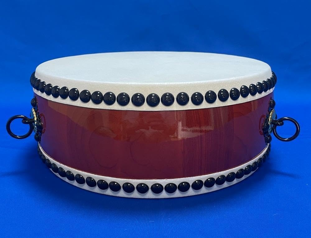 平胴太鼓集成胴直径30cm1尺バチ付 楽器 太鼓 学習 9 A 平