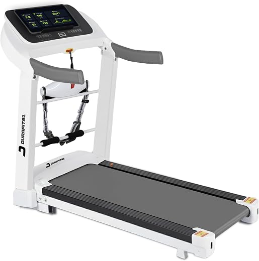 Durafit91 Sprint Multifunction 5 HP Peak BLDC Motorized Treadmill |16 Km/Hr Max Speed | 140 kg User Weight | Home use