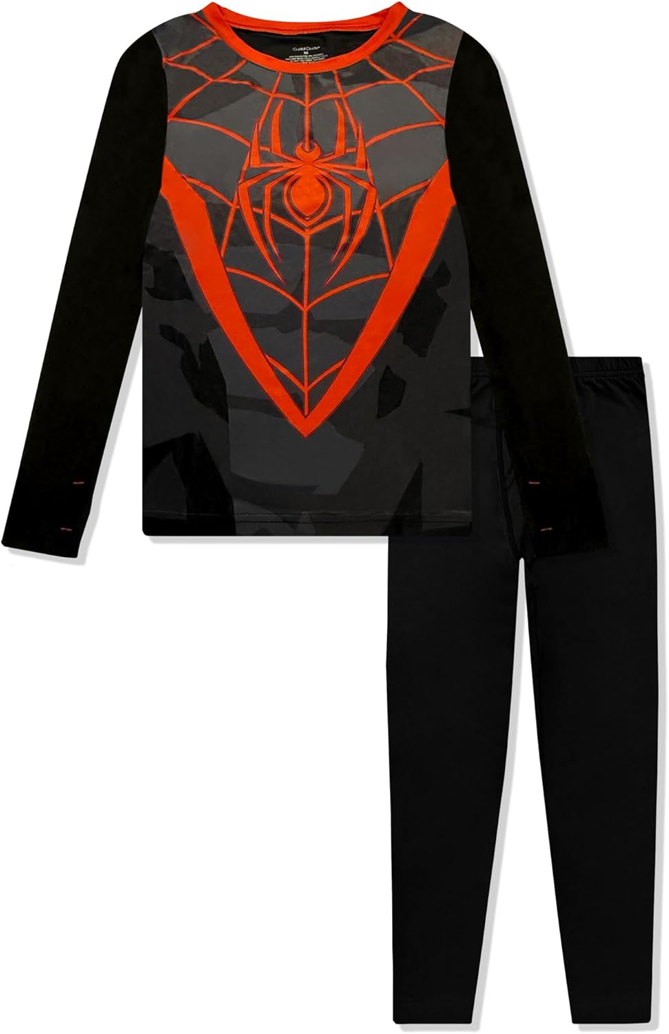 Cuddl Duds Boys Thermal Underwear Set - Spiderman, Pokemon, Minecraft, Super Mario Designs - Kids Long John Base Layer