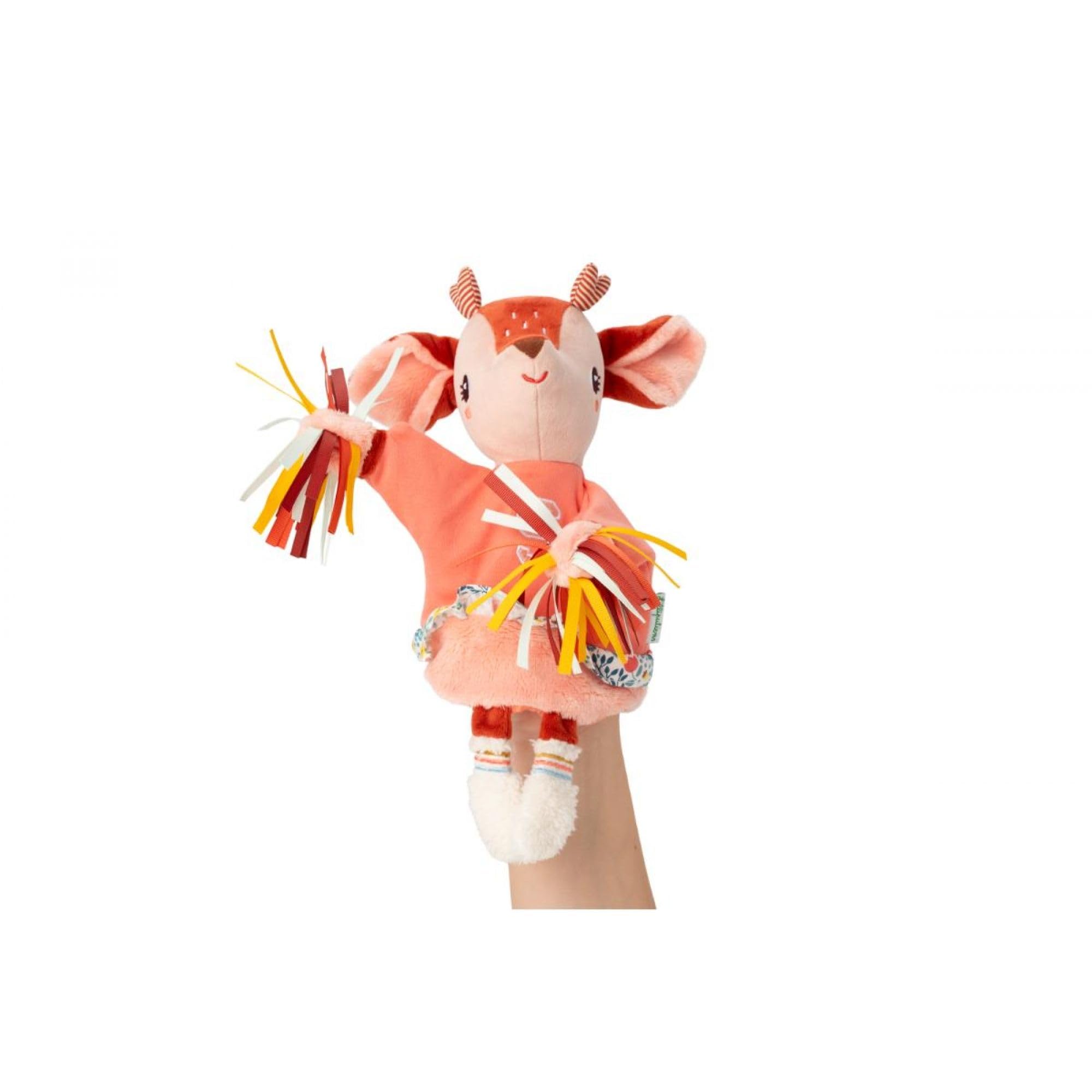 LILLIPUTIENS, Stella Pompom Hand Puppet, Interactive Toy for Children with Colorful Pompoms, Perfect for Telling Fun Stories - Image 2