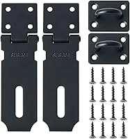 Vista 24 de Alise MS9B-5C-2P - 2 cerraduras de puerta, cierre de seguridad de acero inoxidable SUS 304 de 5 pulgadas, con tornillo de fijación para puertas