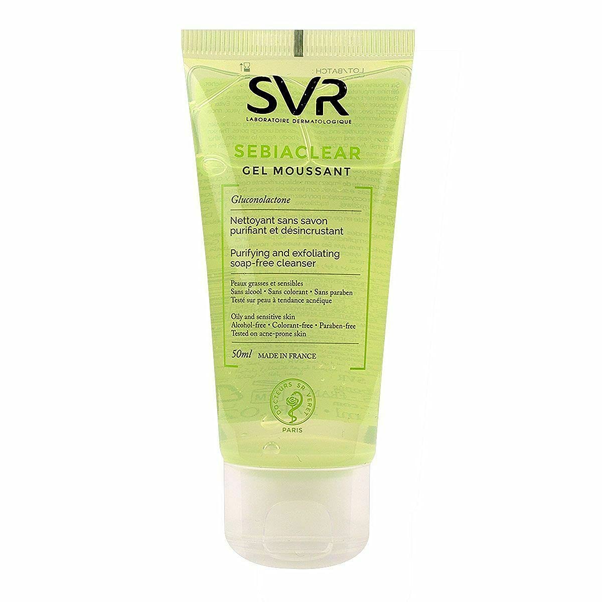 SVRLABORATOIRES Sebiaclear Foaming Gel 50ml. Soap-Free Cleanser For Oily Skins Skincare Lovers