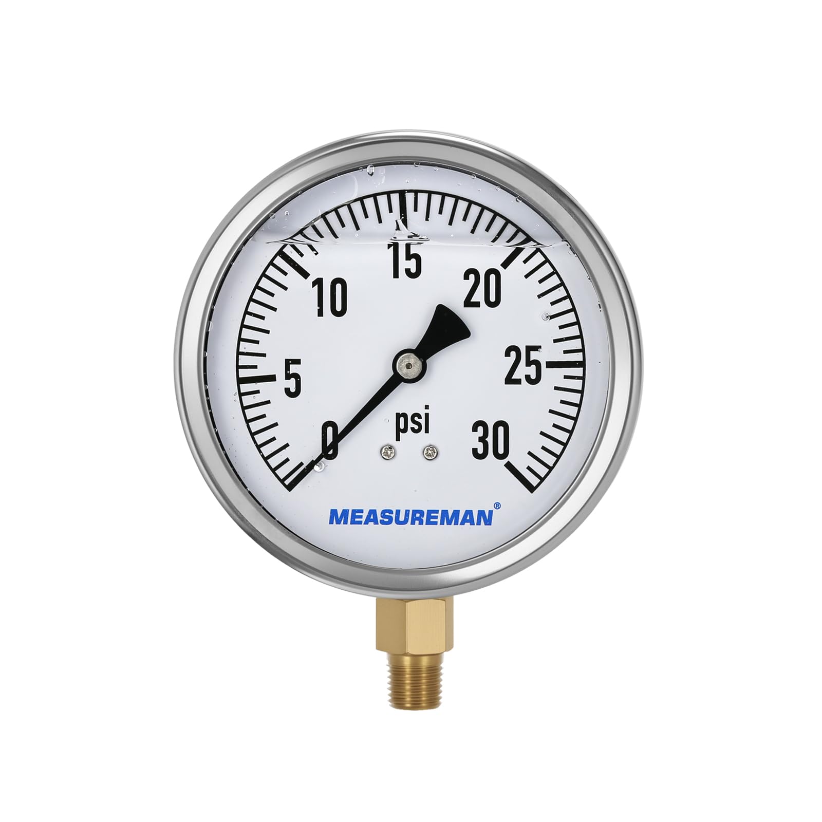 Glycerin Filled Pressure Gauge - 0-160psi -7
