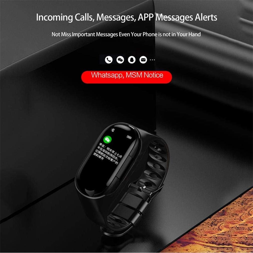 QKa Smartwatch 2 in 1 con Cuffie Wireless Bluetooth, Cuffie Smart Watch  Integrate, Cuffie Bluetooth Wireless TWS Braccialetto Smart Sport :  Elettronica