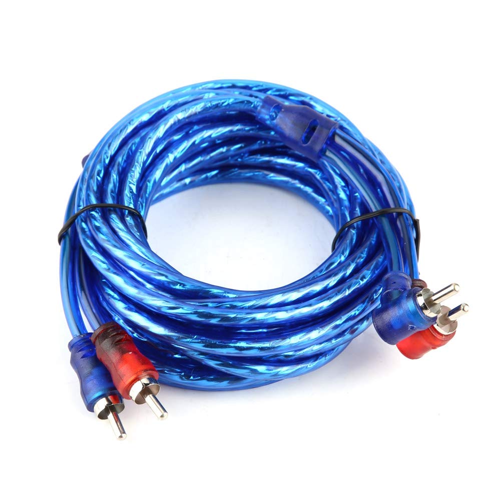 Car Subwoofer Amplifier Speaker Installation Wire Cable Kit mit Sicherung hochwertige Kabel für Verstärker und aktive Subwoofer verlustarme Übertragung oxidationsbeständige PVC Iso